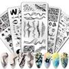 Painting Nail Stamping Plate Floral Nail Wave Image Stencils Tool Nail Geometric Stamping Nail