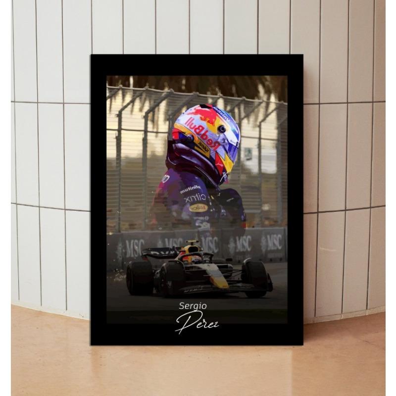 F1 Racer Collectible Series Poster Print Canvas Art Pictures Home for Living Room and Bedroom Wall Decor Frameless Painting