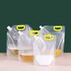 1Pc 1/1.5/2.5/5/10L Reusable Clear Drinking Bags Drinks Flasks Liquor Bag