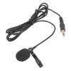 Mini Portable Microphone Condenser Clip On Lapel Mic for Mobile Phone Laptop Conference Interview