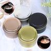 DIY Round Candle Jars 4Oz Aluminum Tins With Lids Cosmetic Sample Containers Storage Organizer