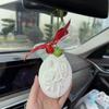1pcRose Car Air Freshener Hanging Decoration Bathroom Bedroom Wardrobe Aromatherapy Plaster Pendant Diffuser Stone Hanging Decor