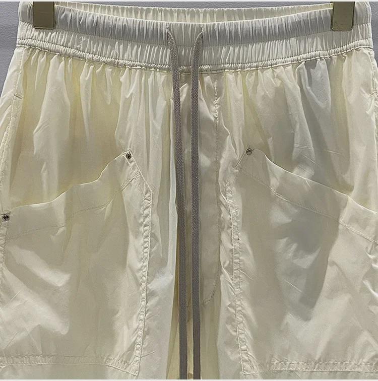 SUBHUMAN Unisex Nylon Harem Pants | Lightweight, Comfy, Loose-Fit Cropped Summer Wear