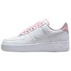 Air Force 1 Low Pink Velvet Laces Women Sneakers White Pink-Foam HV4403-601