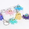 3D Printed Multi-Joint Movable Cute Octopus Little Pendant Keychain Car Key Ring Schoolbag Pendant