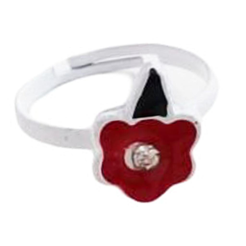 Les Trésors De Lily [R8400] - Children's Ring 'Le Monde De Coralie' Red - 12x8 Mm