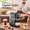 New Cafelffe MK-609S 4in1 Coffee Machine Dolce Gusto Nespresso Capsule ESE Pod Ground Coffee Coffee Cafeteria 19Bar Hot/Cold,Gift for Lover