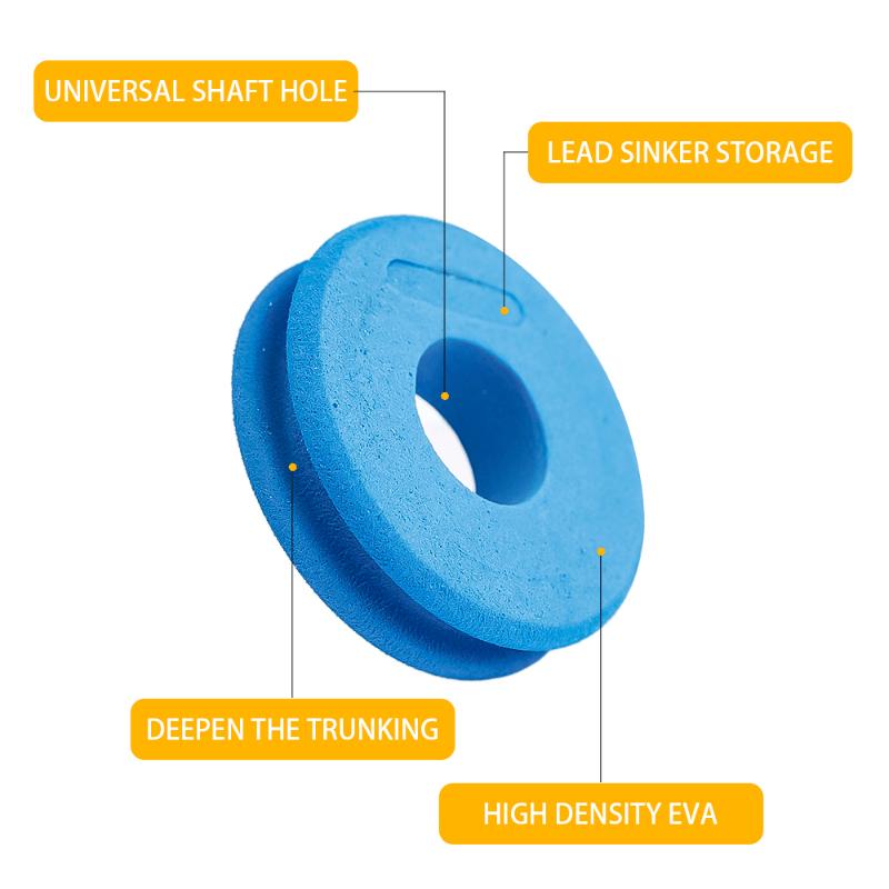 50 шт. Органайзер для лески из пены ЭВА - Держатель для крючков для нахлыстовой рыбалки, Неводонепроницаемая катушка для хранения Рыболовное снаряжение и оборудование для рыболовов Рыболовное оборудование