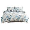 Hengyuanxiang Jungle Floral Plush 4-Piece Bedding Set