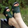 Fashion Women Fashion Sandals Summer Retro High Heel Platform Slippers Outdoor Comfort Bright Leather Peep Toe Casual Shoes Sandals