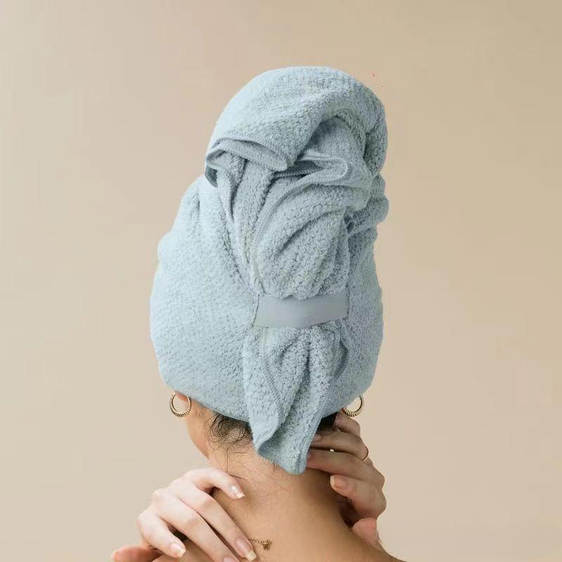Fast Drying Turban for Women, Absorbent Hair Cap, Absorbent Drying Turban for Curly Long Thick Hair