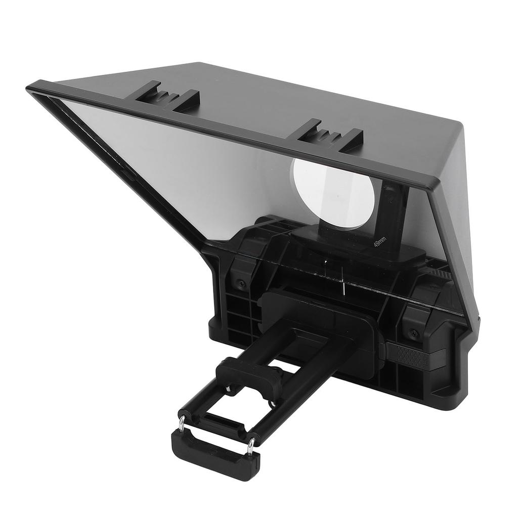 TP2A 8in Teleprompter for Tablet Smartphone Teleprompter with APP Remote Control Lens Adapter Rings 