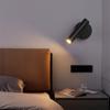3W Nordic LED Reading Wall Lamp With Switch Foldable And Rotatable Hotel Sconce Bedside Bedroom Wall Mounted Spotlight 110V/220V