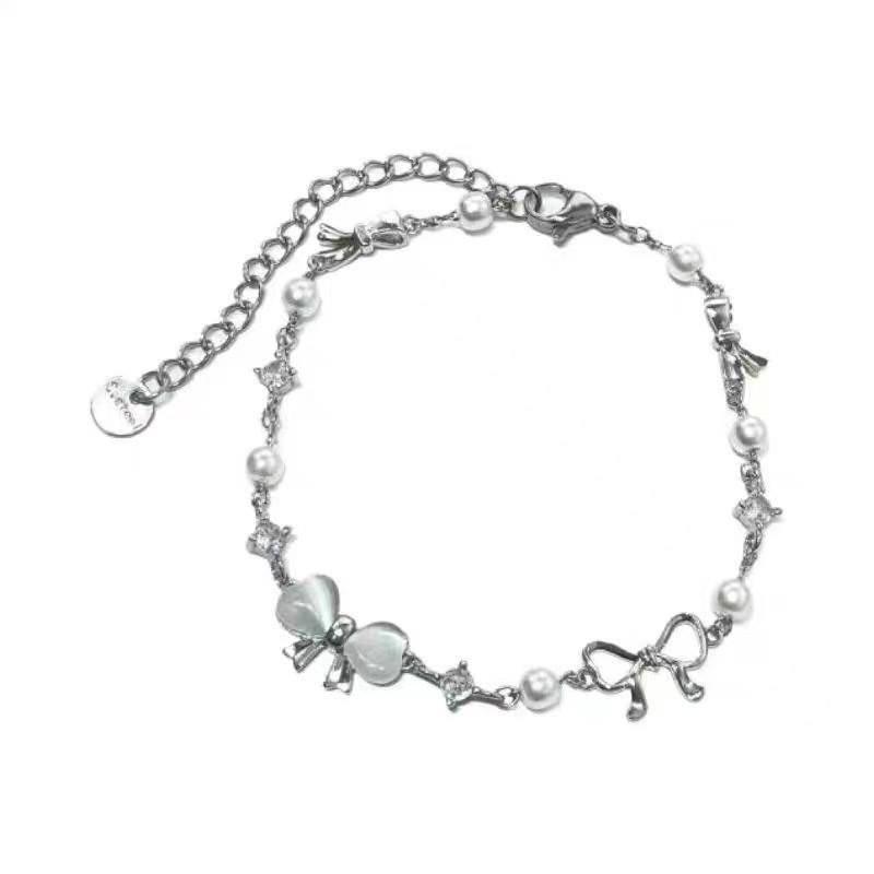 Sweet Elegant And Bowknot Bracelet For Women Luxurious And Trendy Gift Idea