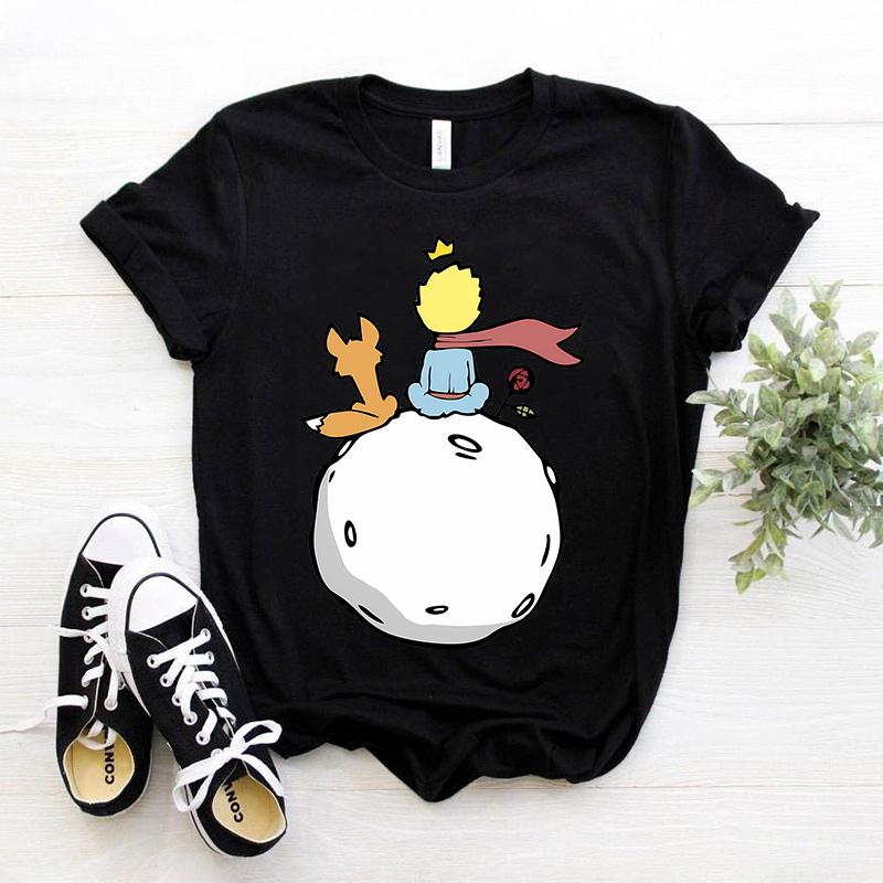 Funny the Little Prince T Shirt Tee Women Harajuku Tshirt Girl 2000s Clothing T-shirt Clothes