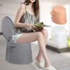 New Pregnant Commode Camping Travel Portable Toilet with Paper Roll Holder Movable Toilet