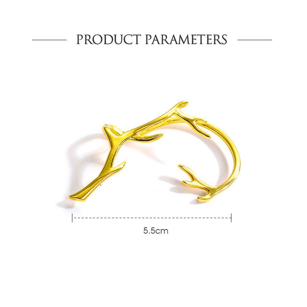 Jewelry No Piercing Ear Clip Elves Branches Ear Cuff Earrings Ear Wrap Fake Piercing