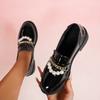 Fashion Soft-soled Single Shoes Women's Loafers New Spring All-match Heightened Shallow-mouth Small Leather Shoes