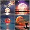 Diamond Painting Moon Night 5D Diy Full Drill Landscape Diamond Embroidery Mosaic Cross Stitch Home Decoration Crafts Kit Gift