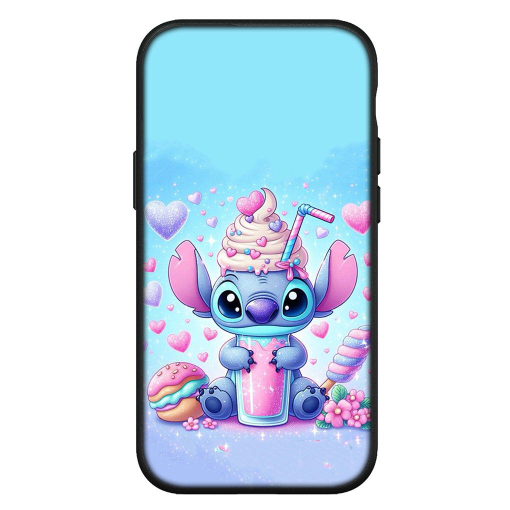 Cover for iPhone 15 14 Xiaomi Redmi Note 13 12 11 Pro Max X 8 7 9 XR Samsung Galaxy S24 S23 A05 OPPO A15 Huawei Lilo Anime Blue Stitch Pink Phone Case