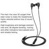 3.5mm Wired Earphones Stereo Headphones Comfortable Wearing In Ear Gaming Earbuds(Black)