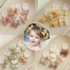 10Pcs Kids Girls Hair Ties Bowknot Sweet Bows Flower Headdress Fashion Hair Rope