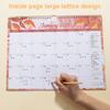 2025 Wall Calendar Monthly Daily Planner 12-Month Schedule Organizer Wall Hanging Decoration for Home Office