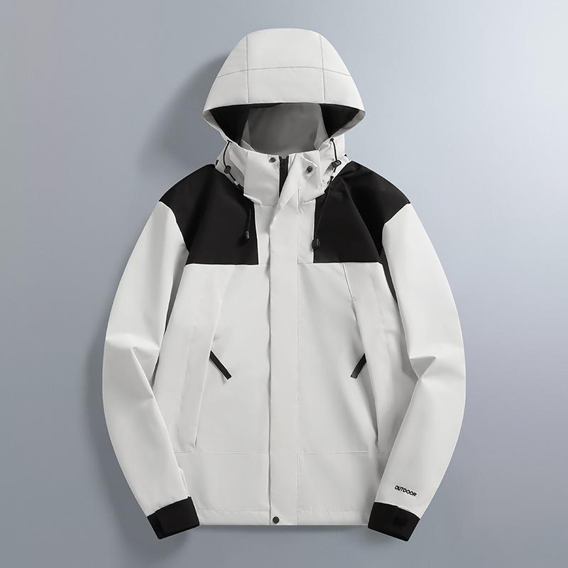 Outdoor Jacket Windproof Waterproof Hooded Outdoor Sports Leisure Mountaineering Suit Spring and Autumn Jacket