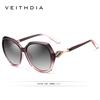 VEITHDIA женские солнцезащитные очки с поляризованными градиентными линзами, роскошные женские дизайнерские солнцезащитные очки, аксессуары для очков для женщин 3158