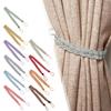 Durable Modern Hold Tie Backs Braided Tiebacks Satin Voile Strap Curtain Holder Rope
