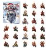 Christmas Funny Motorcycle Dog Advent Calendar 2025 24-Day Countdown with 2D