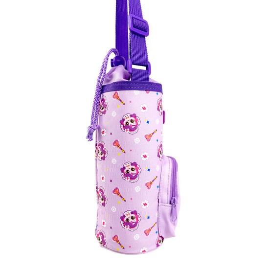 Haute Anjou Girls' Catch Tinipping Lucky Ping Billy Pocket Water Bottle Bag, Purple (Lucky Ping), 1 Piece, a Popular Character In Korea