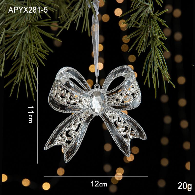 Transparent Acrylic Angel Ornament - Ice Crystal Christmas Tree Decoration
