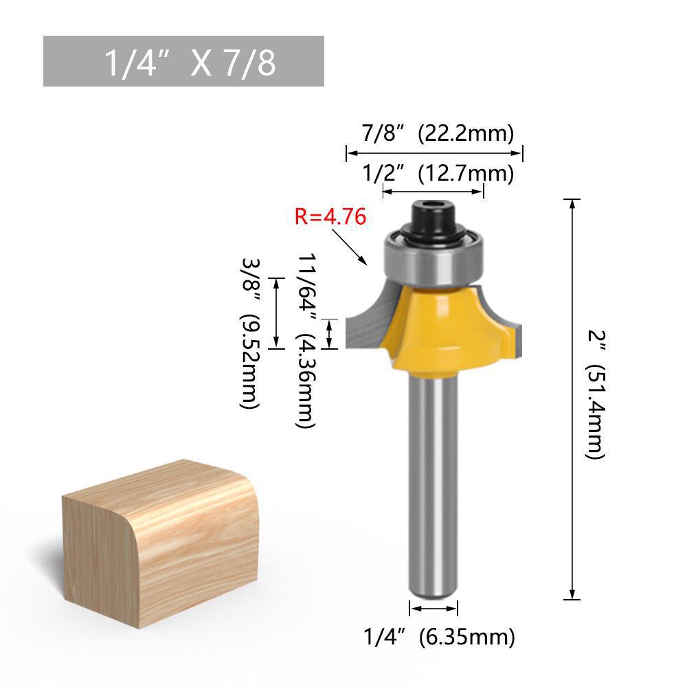 Four-Piece Chamfering and Fillet Knife Set for Woodworking