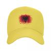 Retro Albania Flag Baseball Cap Women Unisex Personalized Adjustable Adult Albanian Eagle Dad Hat Spring Snapback Summer Hats