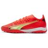 Ultra Match Round Toe Lace-Up TT (Rubber Studs) Soccer Shoes Men Soccer Shoes Orange Green 106903-03