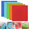 Cleaning Cloth 9 Colors Absorbent Lint-free Dishcloth with Reinforced Edge Reusable Cleaning Rags for Housekeeping Kitchen Car