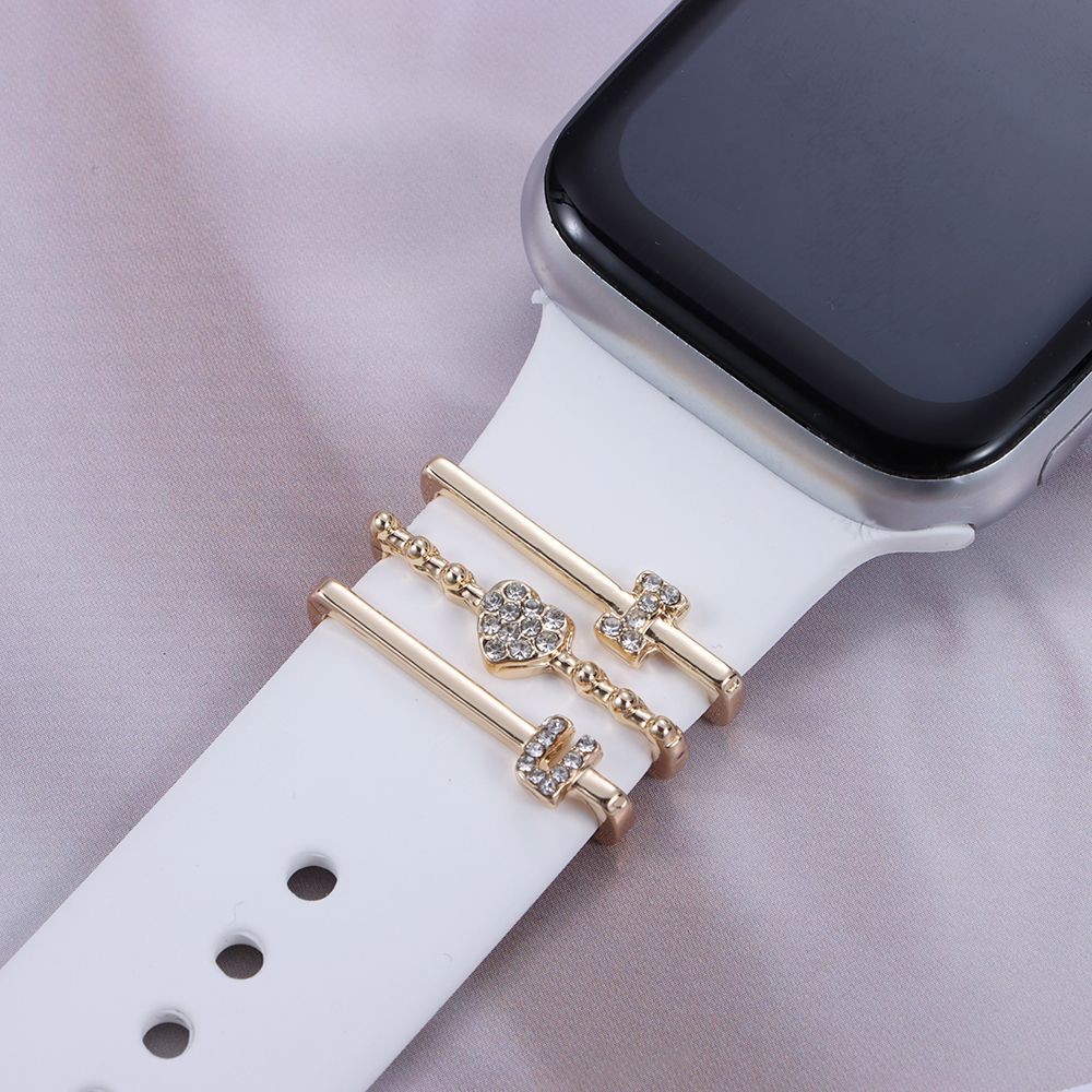 Креативный бриллиантовый браслет, ремешок для часов, украшение, декоративное кольцо, ремешок, аксессуары, подвески для наручных ремней