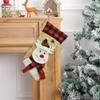 Hanging Christmas Gift Socks Large Size Xmas Gift Bag Navidad Christmas Stocking  Christmas Decor