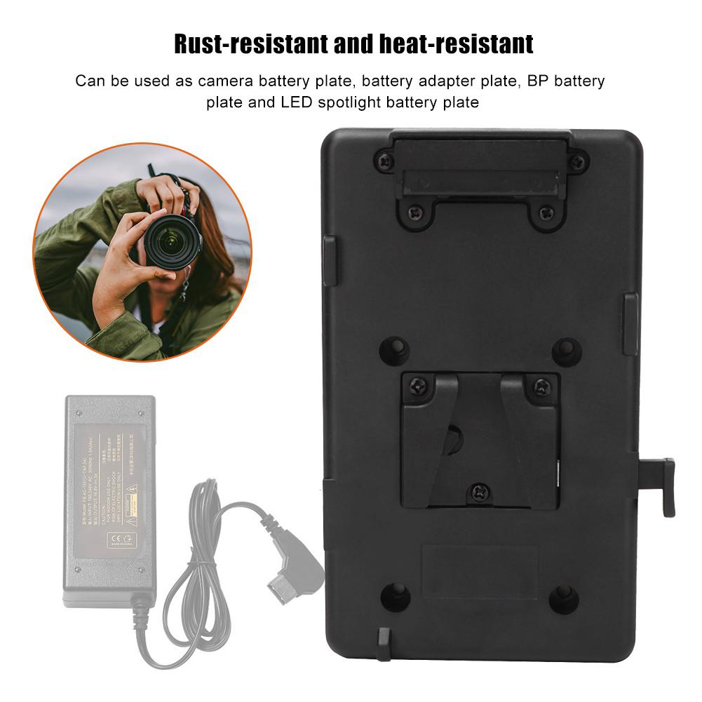 Battery Back Pack Plate Adapter for Sony V Mount V Lock Battery For DSLR Camera Video Light