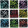 Black 16mm Acrylic Pips Dice Cubes - D6 Dice for Board Games, Fun and Teaching - 10Pcs