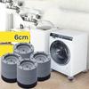 4Pcs/Set Anti Vibration Washing Machine Feet Pad Universal Washing Machine Anti-Slip Furniture Lifting Foot Base