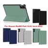 Tri-Fold Stand Case For RedMi Pad 10.61 Inch Tablet Xiaomi Folio Flip Stand Cover Hard Faux Leather Shell Funda Redmi Pad 2022