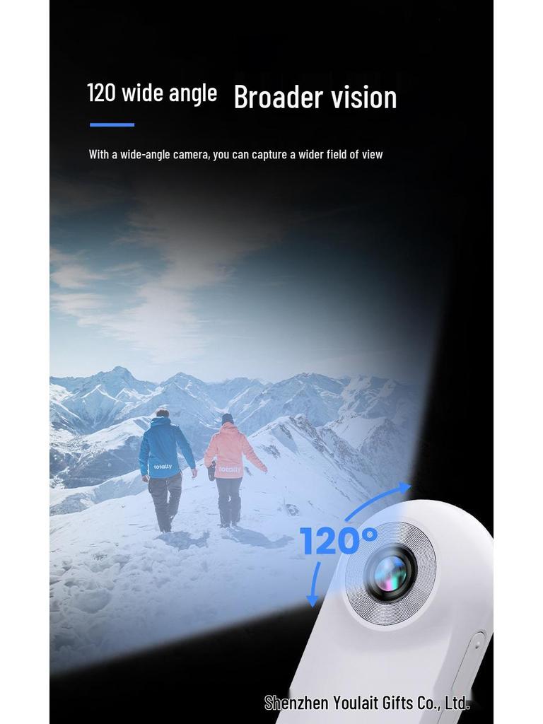 Спортивная мини-камера 1080P: Портативная уличная экшн-камера для велоспорта и домашних животных