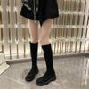 2024 Hot Sale Round Head Outdoors Winter Women's Snow Boots Solid Color Casual Comfortable Waterproof Women Knee Length Boots