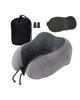 Neck Pillow Eye Mask Ear Plug Set Neck Pillow Airplane Comfort Goods Memory Foam Neck Pillow Cover Washable Neck Pillow Portable Pillow Easy To Carry