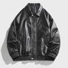 2024 Spring/Autumn Men's Casual Leather Motorcycle Jacket