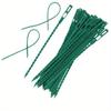 50pcs Adjustable Plastic Plant Ties Reusable Garden Tree Climbing Bracket Plant Vine Tomato Stem Clamp Ties