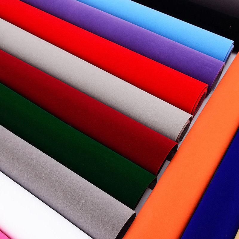 5PCS/PACK Sticky Back Self Adhesive Sheet Felt Velvet Velour Fabric Craft Sticker 14x20cm