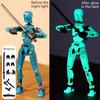 Action Figure Set, Giant Sword Robot Action Figure 3D Printed Robo 13 Action Fidget Toys Figure Articulated, Collectors Desktop